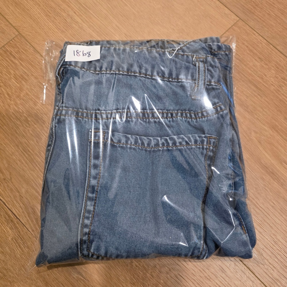 OAT New York Women Wide Leg Lyocell Denim Jeans Medium Wash Size 10/30 90s Style - Picture 10 of 10